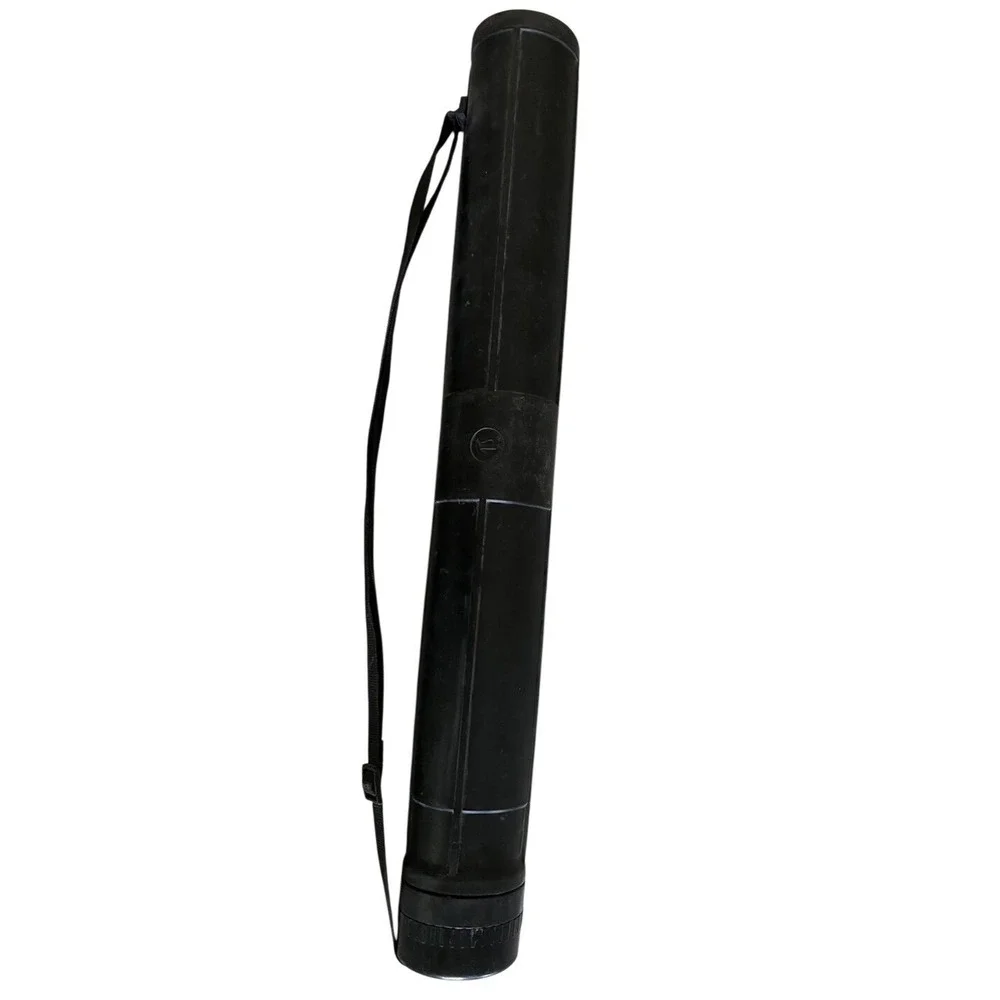 TS Drawing Storage Tube Black Plastic Portfolio Painting Telescopic 2-4 ft Italy